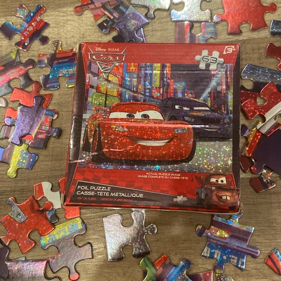 (5 for $25) Disney Pixar 64 pcs Foil Puzzle - Picture 3 of 5